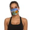 BVKWNTSA Reusable Respirator Face Mask with Filter - Tropical Beach Drink Printed Breathable Cotton Dust/Paint Safety Cover, Adjustable Ear Straps & Nose Wire view 4