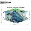 BVKWNTSA Reusable Respirator Face Mask with Filter - Sea Turtle-Blue Printed Breathable Cotton Dust/Paint Safety Cover, Adjustable Ear Straps & Nose Wire view 2