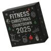 Uqezagpa Modern Acrylic Holiday Fitness Calendar 24-Day Workout Boxes For Home & Office Decor Transparent Workout Calendar view 1
