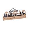Uqezagpa Nativity Scene Themed 24 Days Advent Calendar Wooden Festival For Kids Adults Festival Celebration Christmas Home Decoration view 1
