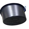 TRG Set Of 2 X 70L Black Heavy Duty Bucket with Blue Rope Handles Perfect for Mixing Plaster, Cement, Muck & Water Versatile Indoor & Outdoor Storage Tub for Garden, DIY & Construction view 4