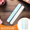 Alipis 16PCS Travel Toothbrush Box Portable Plastic Hard Case with Dustproof Lid for Camping Home School Business Trip Oral Hygiene Storage view 3