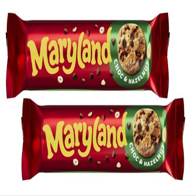 Maryland Chocolate Chip & Hazelnut Cookies Bundle | Perfect afternoon tea cookies | Chocolate Biscuits | Perfect biscuits for gifting | Biscuits for HIM & HER | Available for Hampers (200g x 2 packs)