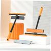 Yardwe Window Cleaning Brush with Replacement Heads for Window Screens and Glass Multi-functional Scrubber Tool with Hanging Design Efficient Stubborn Grime Remover for Bathroom Kitchen view 2