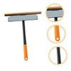 Yardwe Window Cleaning Brush with Replacement Heads for Window Screens and Glass Multi-functional Scrubber Tool with Hanging Design Efficient Stubborn Grime Remover for Bathroom Kitchen view 4
