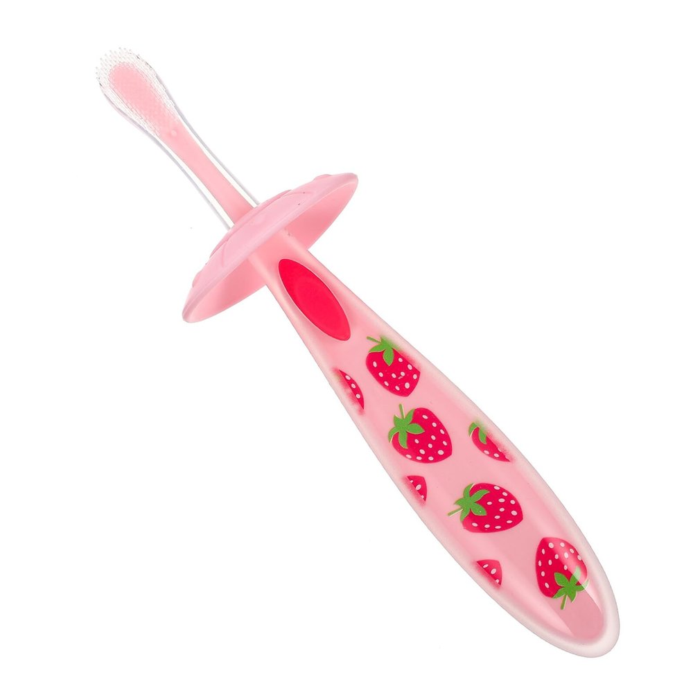 BIUDECO Convenient Baby Toothbrush Lightweight Silicone Infant Toothbrush with Unique Shape Adorable Style Easy to Use for Toddlers