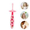 BIUDECO Convenient Baby Toothbrush Lightweight Silicone Infant Toothbrush with Unique Shape Adorable Style Easy to Use for Toddlers view 3