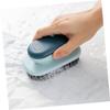 Yardwe 2pcs Clothes Washing Scrub Brush for Shoes and Clothing Stiff Bristles for Stubborn Dirt Removal Smooth Edge Design for Household Cleaning Tasks view 3