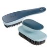 BIUDECO 2Pcs Scrub Brush Shoes Cleaning Brush Multi-Purpose Cleaning Easy to Grip Handle ABS Nylon Material Household Home Bathroom Use view 1
