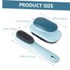 BIUDECO 2Pcs Scrub Brush Shoes Cleaning Brush Multi-Purpose Cleaning Easy to Grip Handle ABS Nylon Material Household Home Bathroom Use view 2