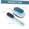 TOGEVAL 2pcs Soft Bristle Shoe and Clothing Scrub Brush Cleaning Tool for Stubborn Dirt Removal in Home Kitchen Bathroom Use view 2