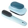 ibasenice 2pcs Scrub Brush with Comfortable Grip Soft Bristles Laundry and Shoe Cleaning Brushes for Stubborn Dirt Removal Clothes and Shoes Household Use for Home Kitchen Bathroom Travel view 1