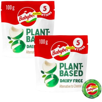 Plant-Based Vegan Cheese Snacks 10 x 20g (100g) Babybels (2 Bags of 5)