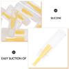 Gatuida 12Pcs Silicone Contact Applicators Soft Reusable Removers Hollow Design Safe for Hard Lenses Comfortable Eye Care Kit view 4