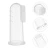 Warmhm Silicone Baby Finger Toothbrush Reusable and Easy to Store Oral Care Brush 3pcs and Fits Easily in Baby Bag for Infant and Toddler for Travel view 3