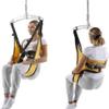 Assistive Patient Lift Sling, Divided Leg with Lower Back Support, Thickened for Toileting and Bathing, 450 Lb Weight Capacity view 1