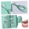 Children Silicone Toothbrush Blue Training Brush for Kids view 2