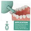 Children Silicone Toothbrush Blue Training Brush for Kids view 3