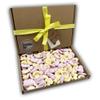 Foam Shrimps and Bananas Sweets Gift Box Hamper For Any Occasion (Kraft Box, Yellow Ribbon) view 1