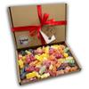 Jelly Babies Sweets Gift Box Hamper For Any Occasion (Kraft Box, Red Ribbon) view 1