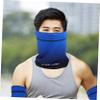 ABOOFAN Blue Ice Silk Fiber Sports Arm Guard and Face Protection Equipment with Anti-skid and Lower Skin Temperature Features, Lightweight Sunblock Sleeve for Outdoor Running and Cycling view 4