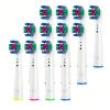 4/12/16Pcs Replacement Toothbrush Heads Compatible for Oral-B Professional Electric Toothbrush Heads Brush Heads(White Clean 12pcs)