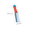 TEHAUX 6pcs Shoe Cleaning Brush Set Hard Bristles, Sturdy Plastic Scrub Brushes for Laundry and Shoes, Multi-Purpose Cleaning Tool for Household Use, Blue and Yellow Handles view 2