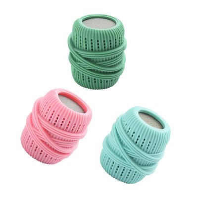 Anneome 3pcs Reusable TPE Sponge Laundry Balls Anti-Tangle Washing Machine Soap Balls Lint Remover Dryer for Home Clothes Cleaning Random Color