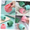 Anneome 3pcs Reusable TPE Sponge Laundry Balls Anti-Tangle Washing Machine Soap Balls Lint Remover Dryer for Home Clothes Cleaning Random Color view 4