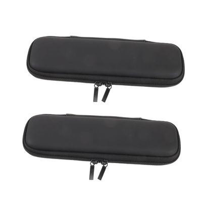 Anneome 2Pcs EVA Toothbrush Holders Travel Case Sturdy Hard Shell with Mesh Pocket Portable Toothbrush Travel Kit Toothpaste Container for Outdoor Use