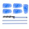 Microfiber Duster - 180 Degree Adjustable Washable Bendable Spider Web Brush Ceiling Cleaning Kit | Cleaner for Wet or Dry Cobweb Ceiling Fan Floor Car Blind Home view 1