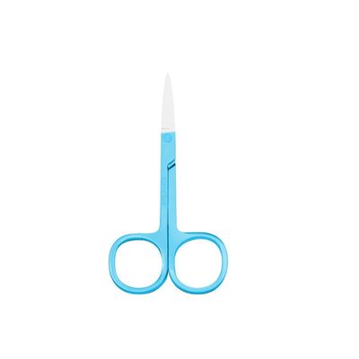 YIXANNX Nail Cuticle Nipper Stainless Steel Scissors Wear-Resistant Eyebrow Trimmer Trimming Tool Nose Hair Tweezer Household, Blue
