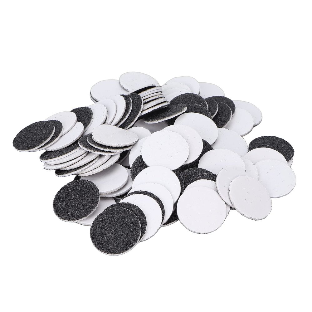 100pcs Self-Adhesive Foot Sanding Discs for Electric Callus Removers Fine 180# Exfoliating Pads for, Feet & At-Home Pedicures