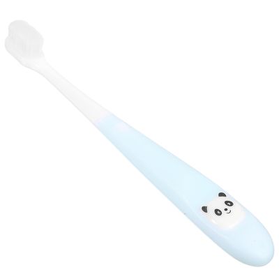 PLAFOPE Children's Soft Manual Toothbrush with Non-Slip Handle and Safe Bristles for Kids Aged 2-12, Includes Convenient Storage Bucket, Made of Sturdy PP and TPR Materials