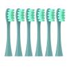 4/6PCS Replacement Heads Compatible for Oclean X/X PRO/ Z1/ F1 Gray Brush Heads Soft Dupont Sonic Toothbrush Vacuum Bristle Nozzles(6PCS Green)