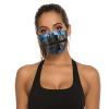 BVKWNTSA Reusable Respirator Face Mask with Filter - Chicago Reflected Printed Breathable Cotton Dust/Paint Safety Cover, Adjustable Ear Straps & Nose Wire view 4