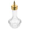 OHPHCALL Glass Bitters Bottle with Lid 50ml Leak-proof Seal Glass Cocktail Bitters Bottle with Stopper for Bar and Hotel Use in Golden Colour view 1