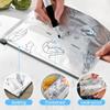 30Pcs Reusable Aluminum Foil Sealable Storage Bags, Stand Up Foil Sealable Freezer Bags with Label and Zip Lock, Aluminum Foil Bags for Food, Vegetable, Fruit, Meat, Bread (S+M+L) view 3