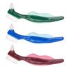 PHENOFICE 3pcs Double-Head Denture Cleaning Brush Hard Bristles Ergonomic Non-Slip Handle for False Teeth and Retainer Care Angled Heads view 1