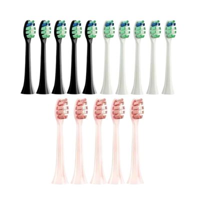10PCS Replacement Brush Heads for HX6930 HX6064 Electric Toothbrush Vacuum Soft Bristle Nozzles(10White)