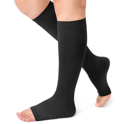 Beister 20-30 mmHg Knee High Compression Socks for Women Men Calf Varicose Veins