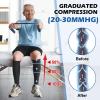 Beister 20-30 mmHg Knee High Compression Socks for Women Men Calf Varicose Veins view 3