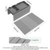 QXDZSW Couch Cup Holder Couch Drink Holder Silica Gel Sofa Holder Armrest Tray, Portable Couch Arm Tray Table Remote/Snacks view 4