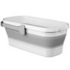 Collapsible Mop Bucket, 10.2L Rectangle Collapsible Bucket with Handle, Plastic Foldable, Space Saving Cleaning Buckets for Household Use, Camping, RV HOME. view 4