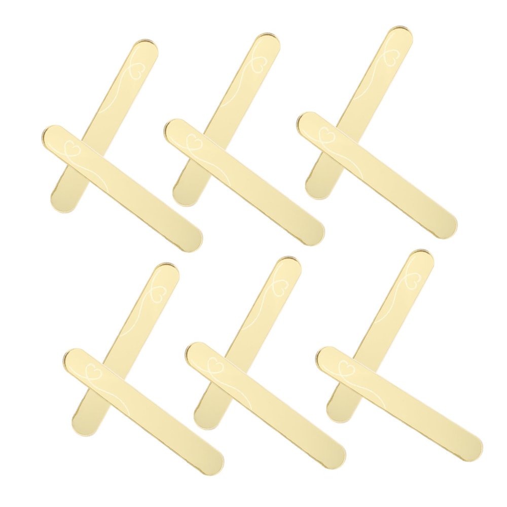 VINTORKY 20pcs Acrylic Ice Pop Sticks for DIY Craft, Multi-Functional and Reusable Ice Cream Lollies Accessories, Creative and Delicate Design for Birthday and Boys and Girls Crafts