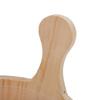 FUNOMOCYA Wooden Sauna Bucket and Ladle Home Sauna Barrel Water Dipper Spoon for Steam Rooms Spa Relaxation Bathing and Shower Use with Lightweight Design and Elegant Rustic Style view 3