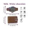Chocolate Watch and Wallet Gift Box Belgian Milk Chocolate Present Creative Present for Dad, Grandad or Birthday Celebration view 2