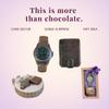 Chocolate Watch and Wallet Gift Box Belgian Milk Chocolate Present Creative Present for Dad, Grandad or Birthday Celebration view 4