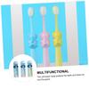 ASAKKURA 3pcs Children Toothbrushes Cartoon Shape Manual Soft Bristle Toothbrush for Baby and Children Ages 2-8 Comfortable to Hold and Gentle on Gums view 3