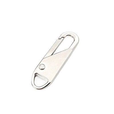 10Pcs 10 Quick Fixes: Replace Zipper Pulls, Repair Broken Sliders, DIY Sewing Tools for Suitcase Zippers(Silver)